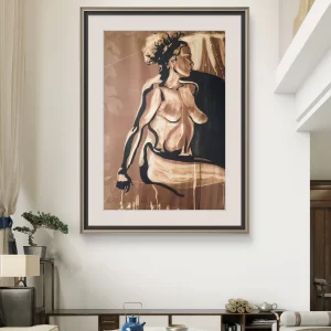 Di&aacute;logos en Tinta y Lej&iacute;a &ndash; Obra Original en Tinta y Nogalina - Nogalina - Imagen del producto
